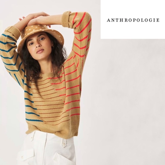 Anthropologie Sweaters - NWT Anthropologie Maeve Joey Striped Sweater